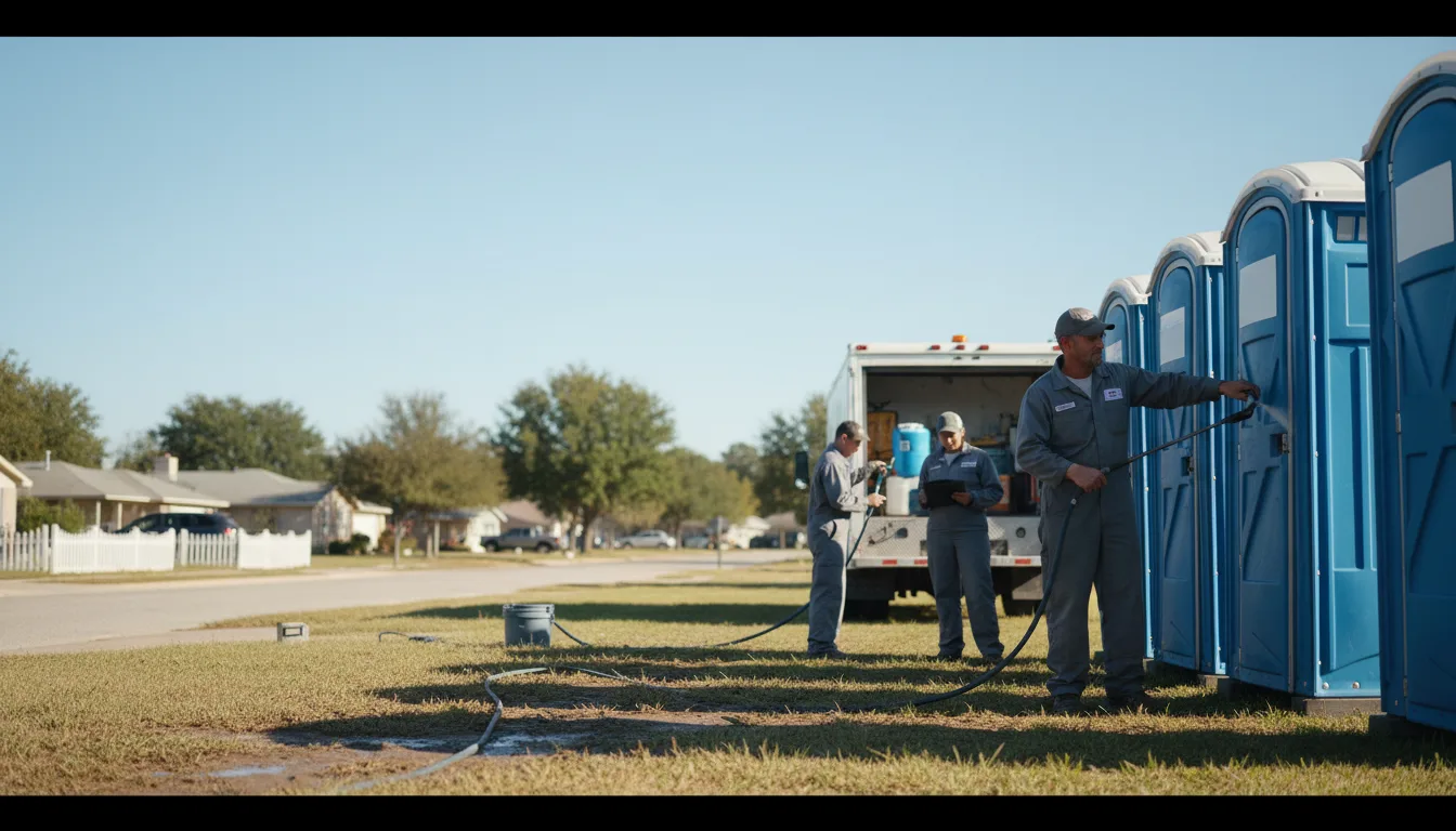 Long-Term Portable Toilet Rental in Bryan, OH near me